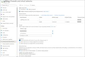 virtual networks and azure cdn
