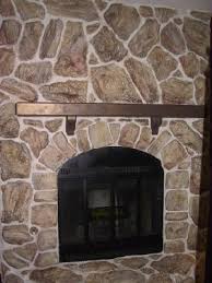 Rock Fireplace Makeover Rock
