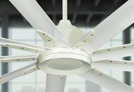 Indoor Outdoor Pure White Ceiling Fan