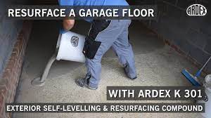 how to resurface a garage floor you