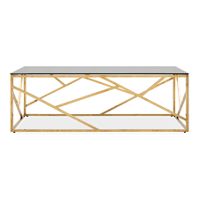 Opal Coffee Table Ii With Gold Legs