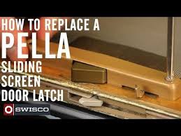 How To Replace A Pella Sliding Screen