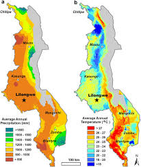 Average Annual Rainfall And Temperature Of Malawi A