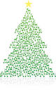 Musical Note Christmas Tree Stock Illustration - Download Image ...