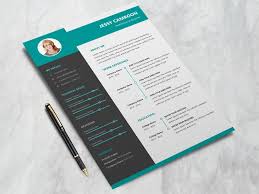 Free Microsoft Word Resume Template With Modern Design By