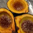 baked acorn squash with brown sugar