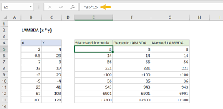 How To Use The Excel Lambda Function