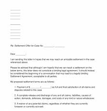 settlement offer letter template