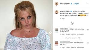Jun 25, 2021 · image source : Britney Spears Meldet Sich Auf Instagram Und Dementiert Hilferufe Stern De