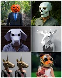 Fox mask book + free digital mask wintercroft. Truebluemeandyou Halloween Cosplay Diys Diy Paper Masks Pay Pdf Downloads From