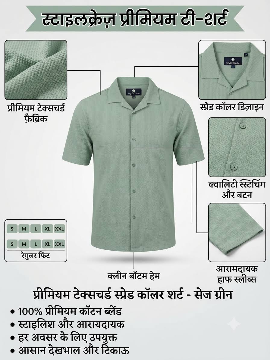 The description is: "Upgrade your wardrobe with this styli product image