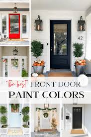 how to paint your front door in one