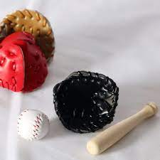 3 шт.компл. красивый деревянный миниатюрный кукольный домик, бейсбольные  спортивные игрушки для игры, имитация Бейсбольного набора, деревянный  бейсбольный набор | AliExpress