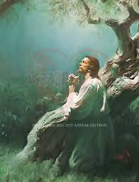 christ praying garden of