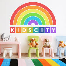 Rainbow Wall Decal Kids Bedroom Wall