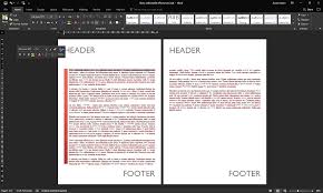 Letterhead Template Translated To Word 2016 Graphic Design