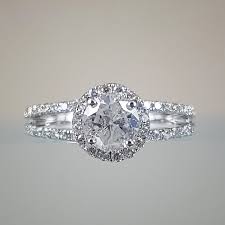 brilliant diamond halo enement ring
