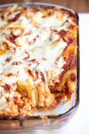 quick meatless baked ziti with ricotta