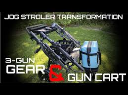 3 gun comp gear and gun cart made from