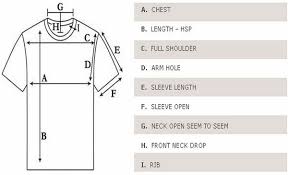 Different Parts Of A T Shirt T Shirt Shirts Measurement