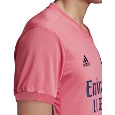 Influenced by the azulejo tile paintings found in the spanish capital. Real Madrid 2020 21 Away Jersey Spring Pink Gazelle Sports