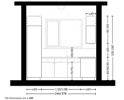 kitchen dimensions design interior