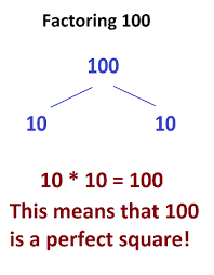 what is the square root of 100