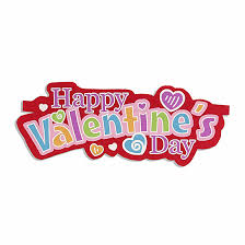 happy valentine s day banner plush