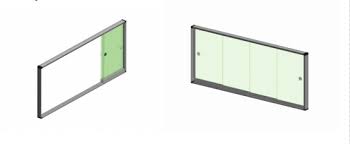 Frameless Sliding Glass Door System