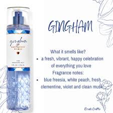 gingham blue bodymist original bath and