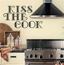 Kiss The Cook Vinyl Wall Decals