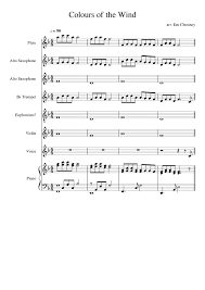 Includes transpose, capo hints, changing speed and much more. Color Of The Wind Sheet Music Free Piano Best Music Sheet