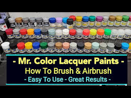 How To Use Mr Color Lacquer Paints