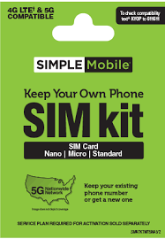 keep your own phone sim kit simplemobile