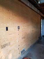 how should i finish this plywood wall