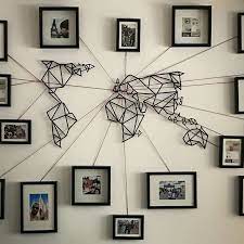 Decor Ideas World Map Wall Art