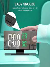 Green Usb Powered Digital Alarm Clock