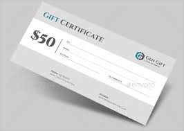 7 Email Gift Certificate Templates Free Sample Example Format