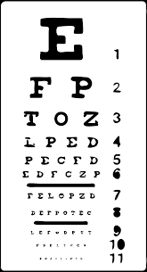 Eye Chart Eyes Vision Sight Exam Free Image From Needpix Com