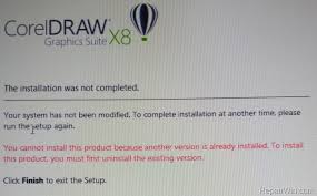 Coreldraw graphics suite x7 v17.1.0 adalah salah satu software graphics design berbasis vector paling populer di dunia. Fix Cannot Install Coreldraw X8 Because Another Version Is Already Installed Solved Repair Windows