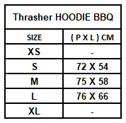 Thrasher Bbq Flame Black Hoodie Level Up
