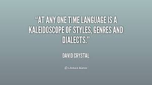 Finest five famed quotes by david crystal image French via Relatably.com