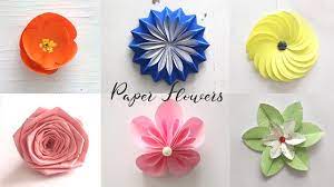 paper flowers diy craft ideas
