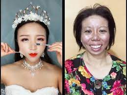 makeup vs no makeup removing