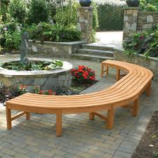 Curved U Shaped Bench Seating Country