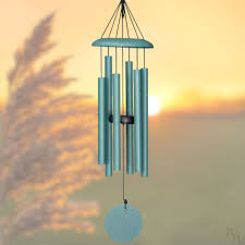 27 inch patina green wind chime