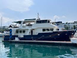 2003 custom 68ft long range motor yacht