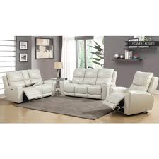 Leather Reclining Sofa Loveseat Chair