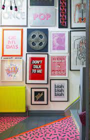 41 Cheerful And Colorful Gallery Walls
