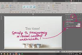 how to make images transpa in